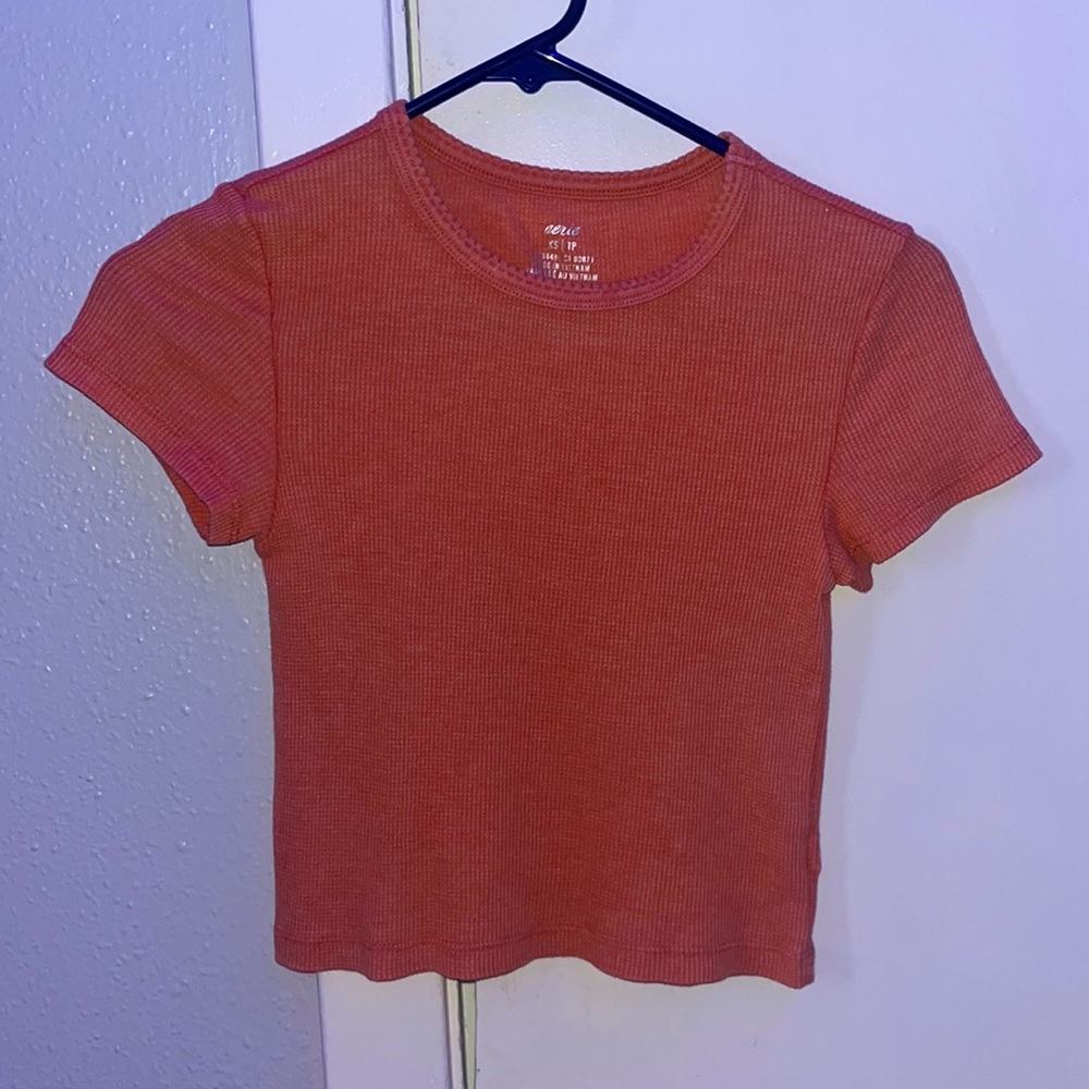 Aerie Waffle Crop Top
